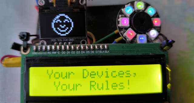 Homemade circuit based on a ESP32-C3
